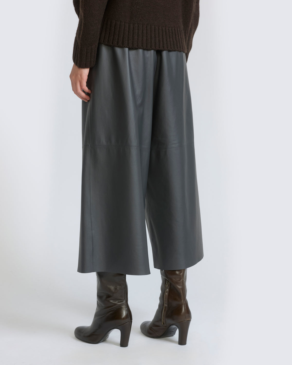 Culottes in fine lamb leather - Yves Salomon - New Fall/Winter Collection