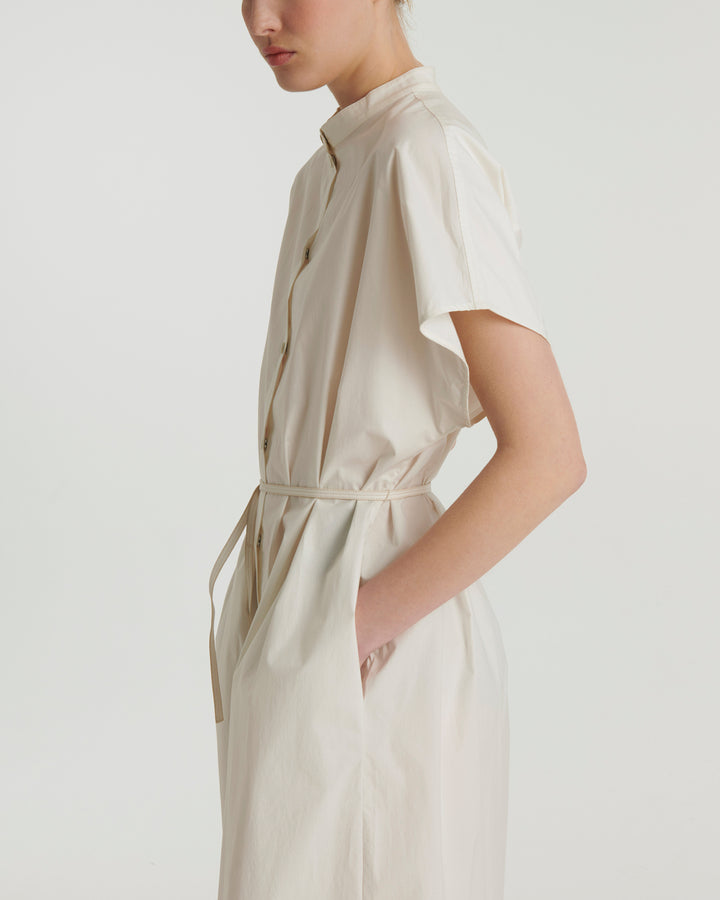 Summer sale -  Long Cotton shirt dress - Yves Salomon