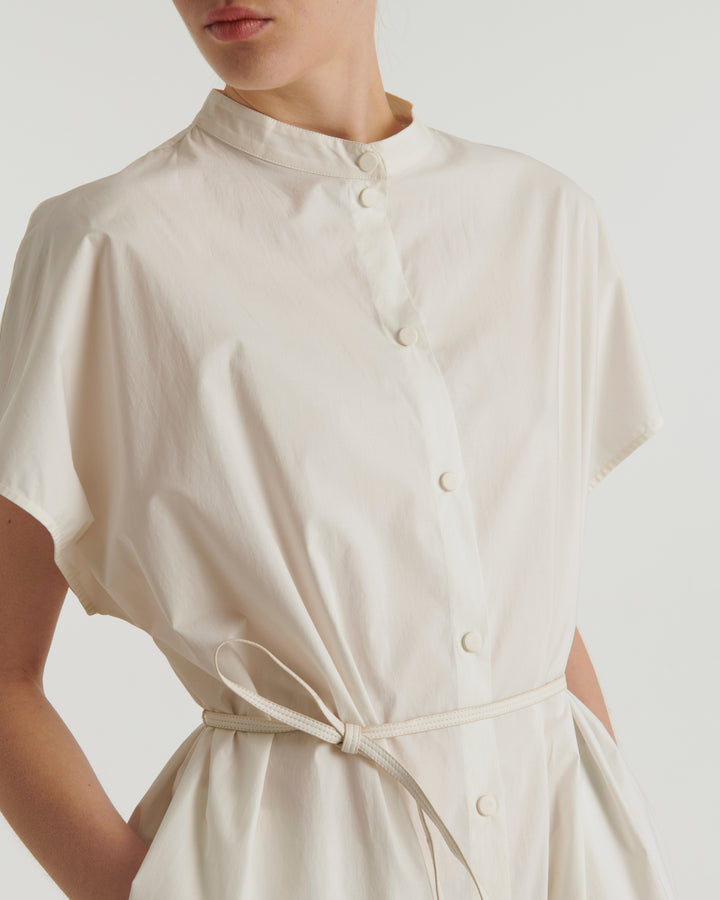 Summer sale -  Long Cotton shirt dress - Yves Salomon