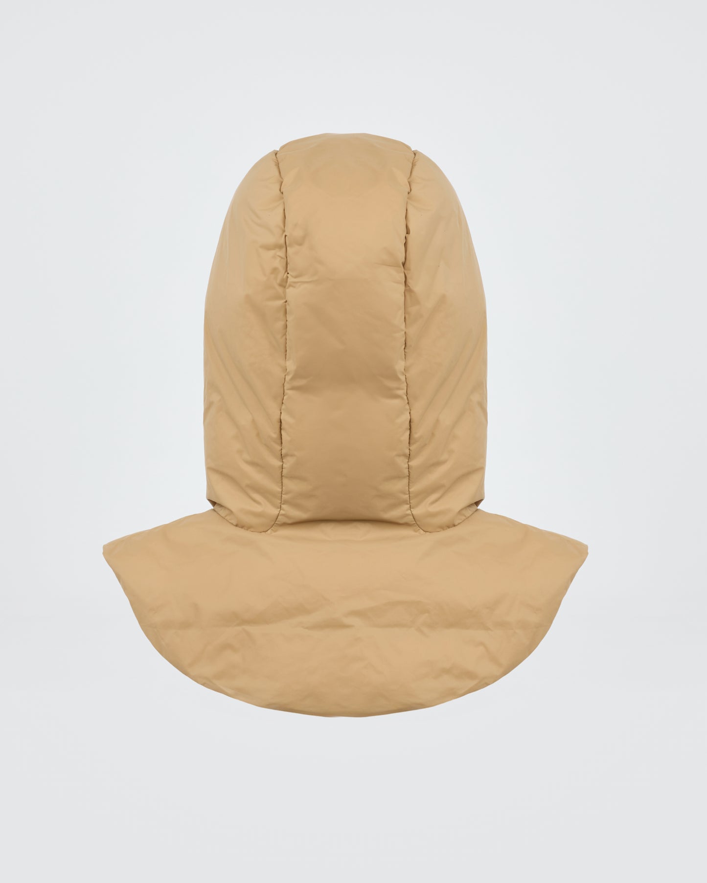 Padded hood bib in water-repellent technical fabric - New Fall/Winter Collection