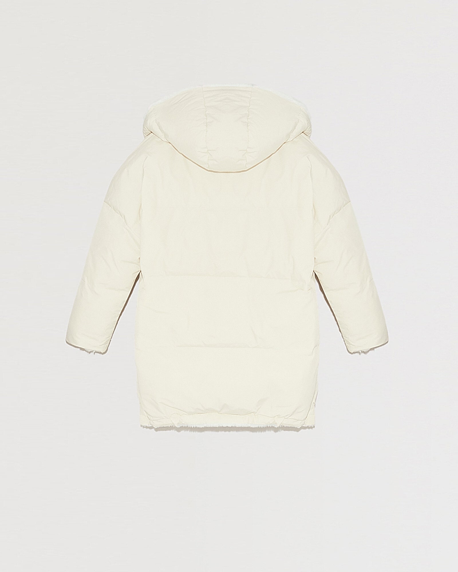 Black Friday 2025- Reversible rabbit down jacket-Yves Salomon-Winter sale & boxing day