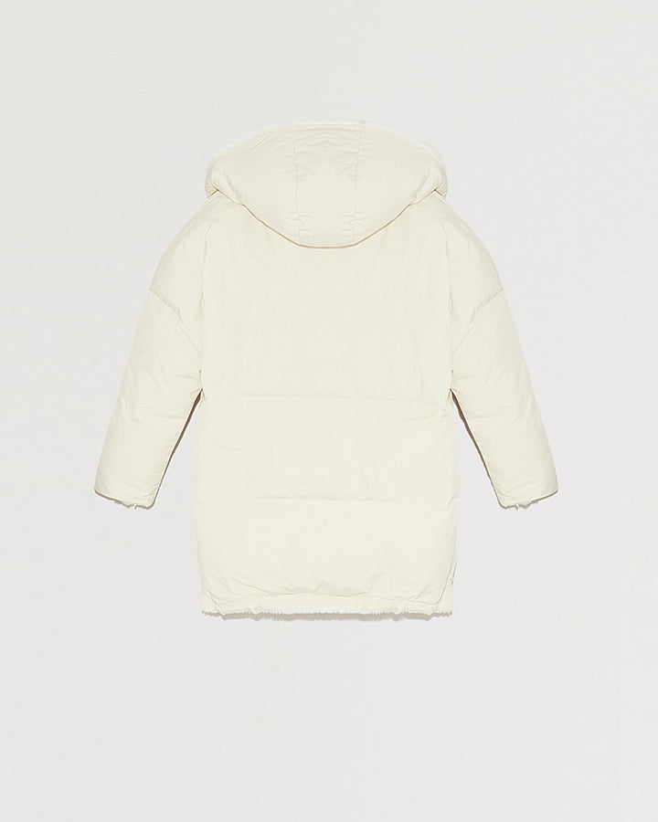 Black Friday 2025- Reversible rabbit down jacket-Yves Salomon-Winter sale & boxing day