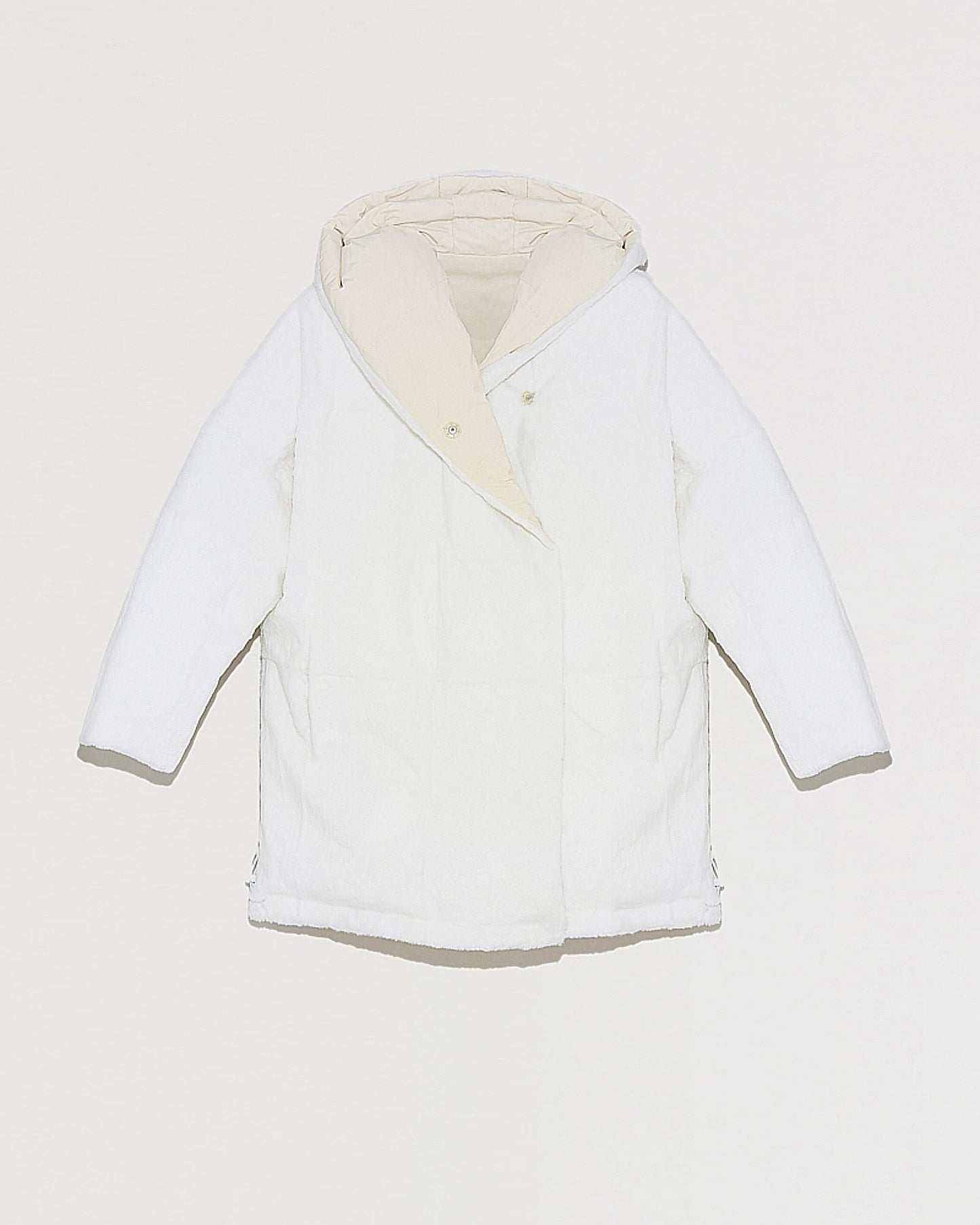 Black Friday 2025- Reversible rabbit down jacket-Yves Salomon-Winter sale & boxing day