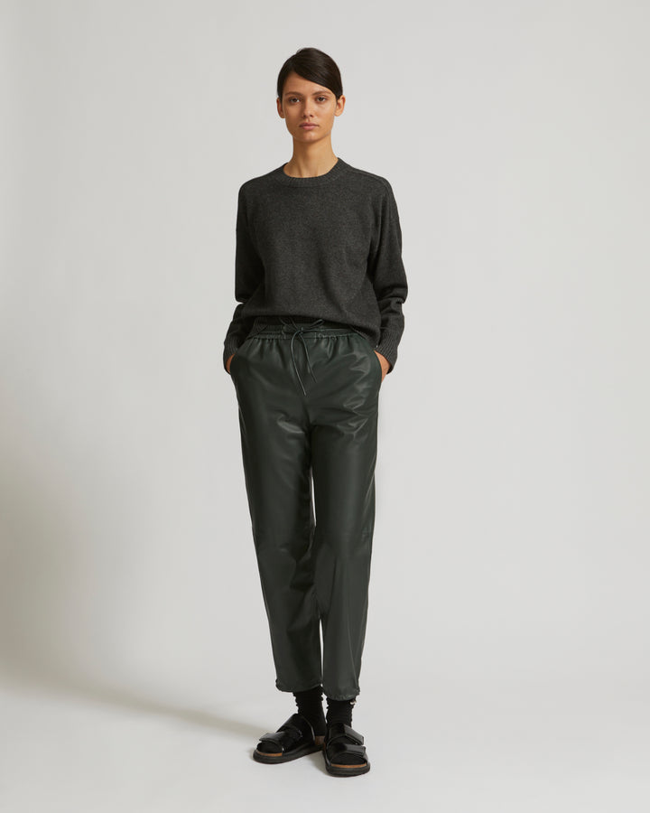 Black Friday 2025- Lamb leather joggers -Yves Salomon