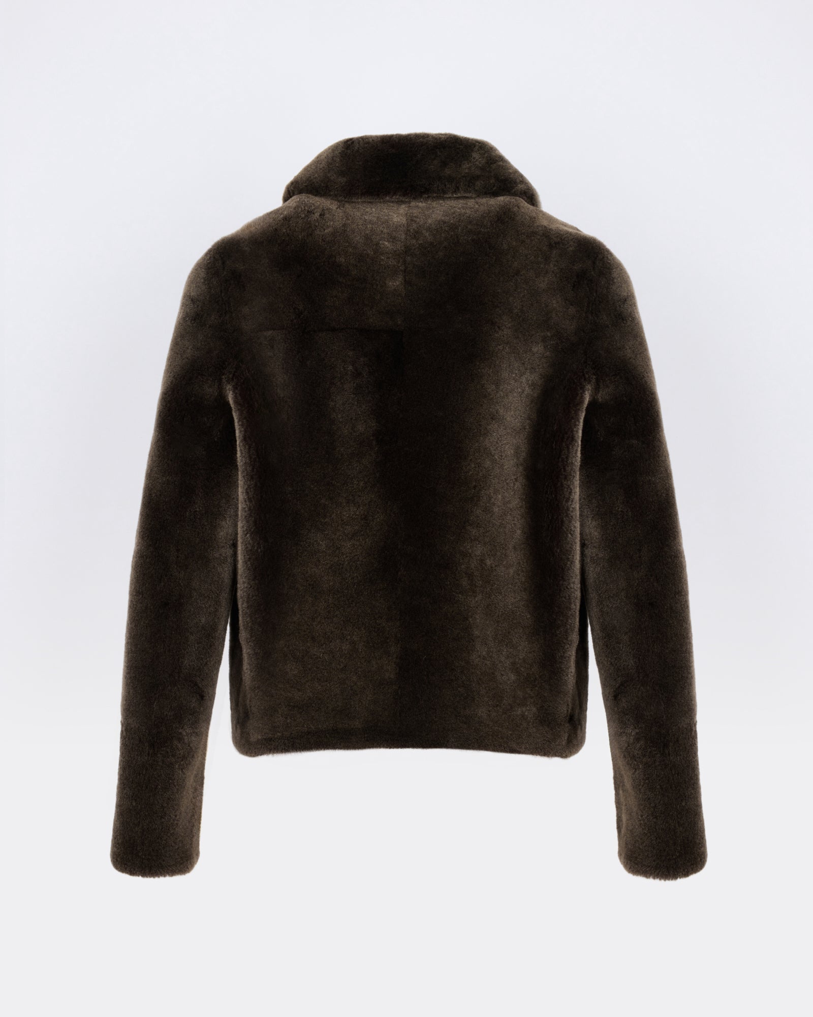 Short jacket in shearling merino lambskin - Yves Salomon - New Fall/Winter Collection