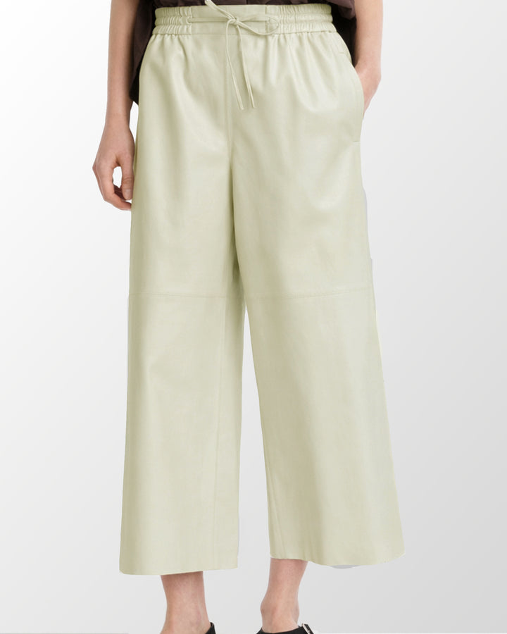 Culottes in fine lamb leather