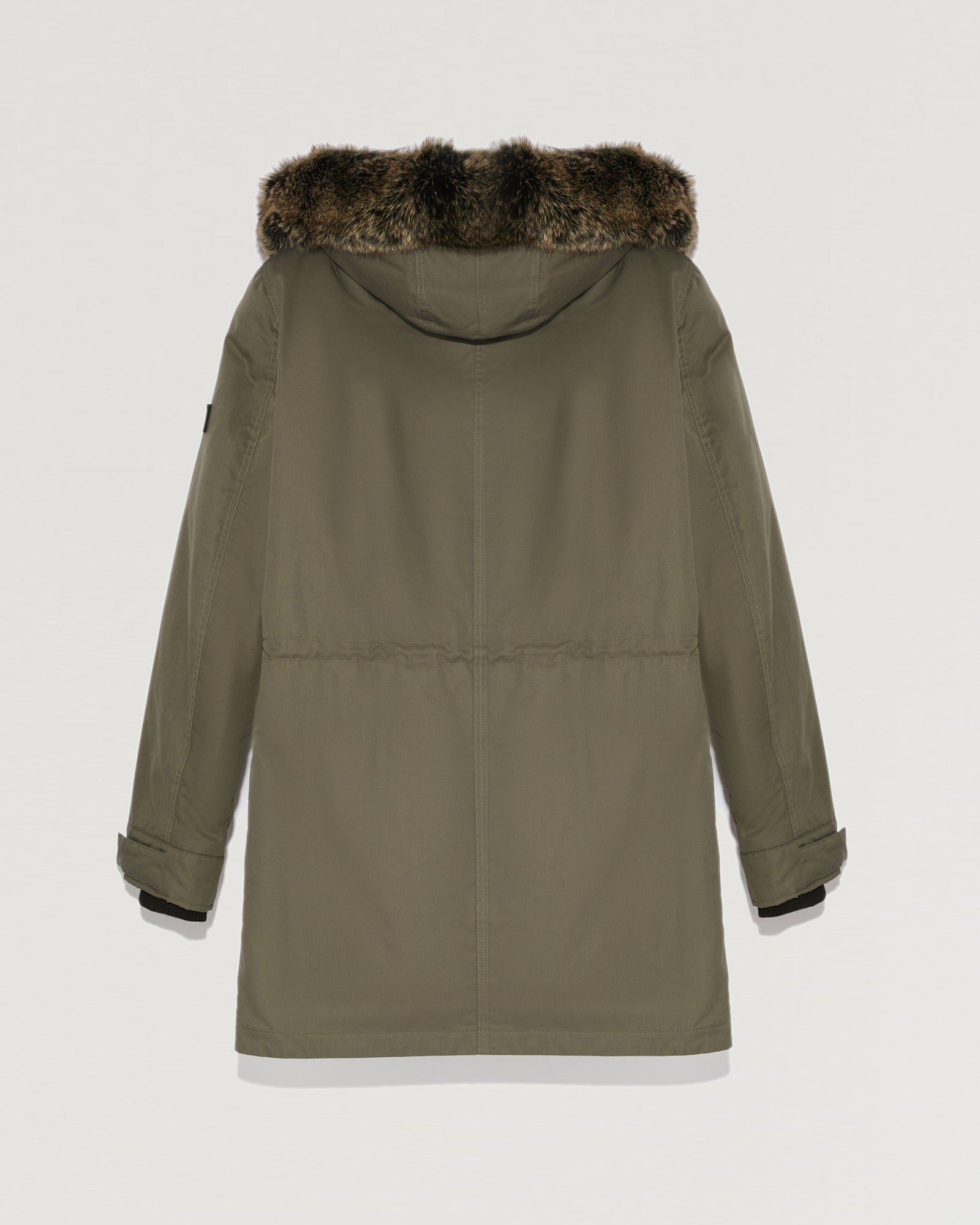 Hooded parka with fox fur-Yves Salomon-Winter sale & boxing day