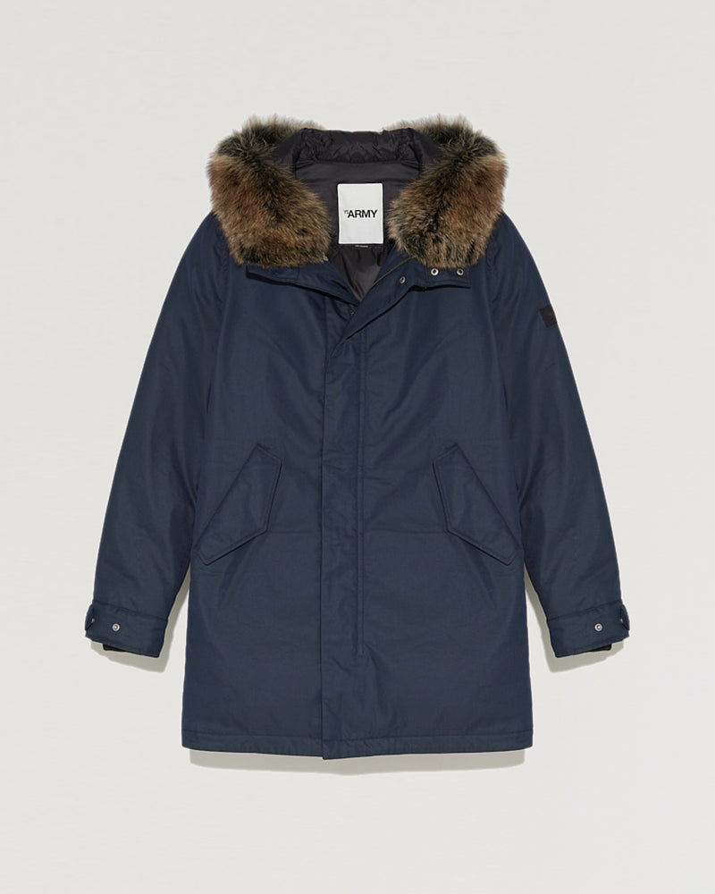 Hooded parka with fox fur-Yves Salomon-Winter sale & boxing day