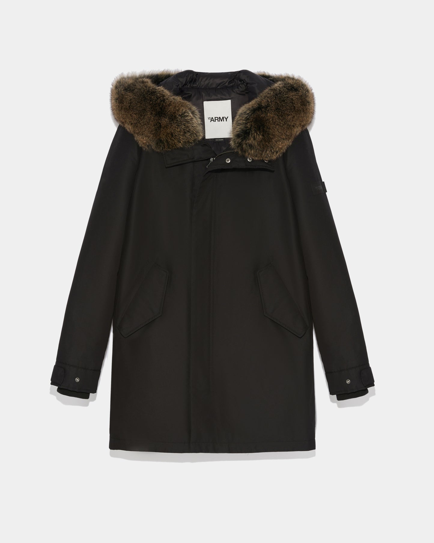 Black Friday 2025- Hooded down jacket with fox fur -Yves Salomon