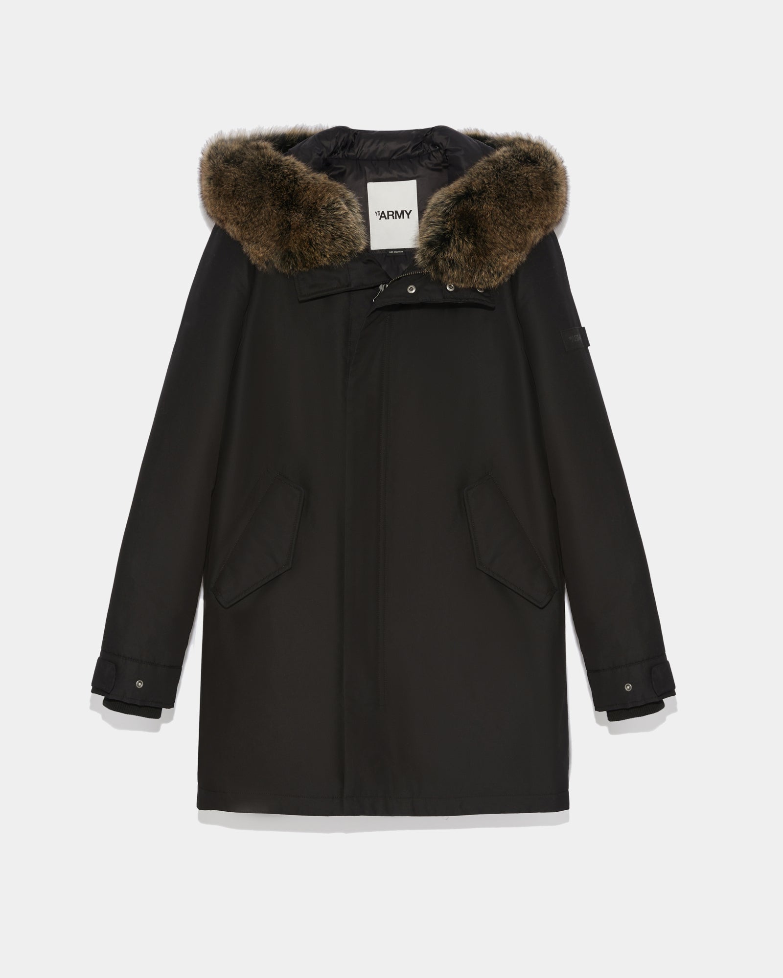 Black Friday 2025- Hooded down jacket with fox fur -Yves Salomon