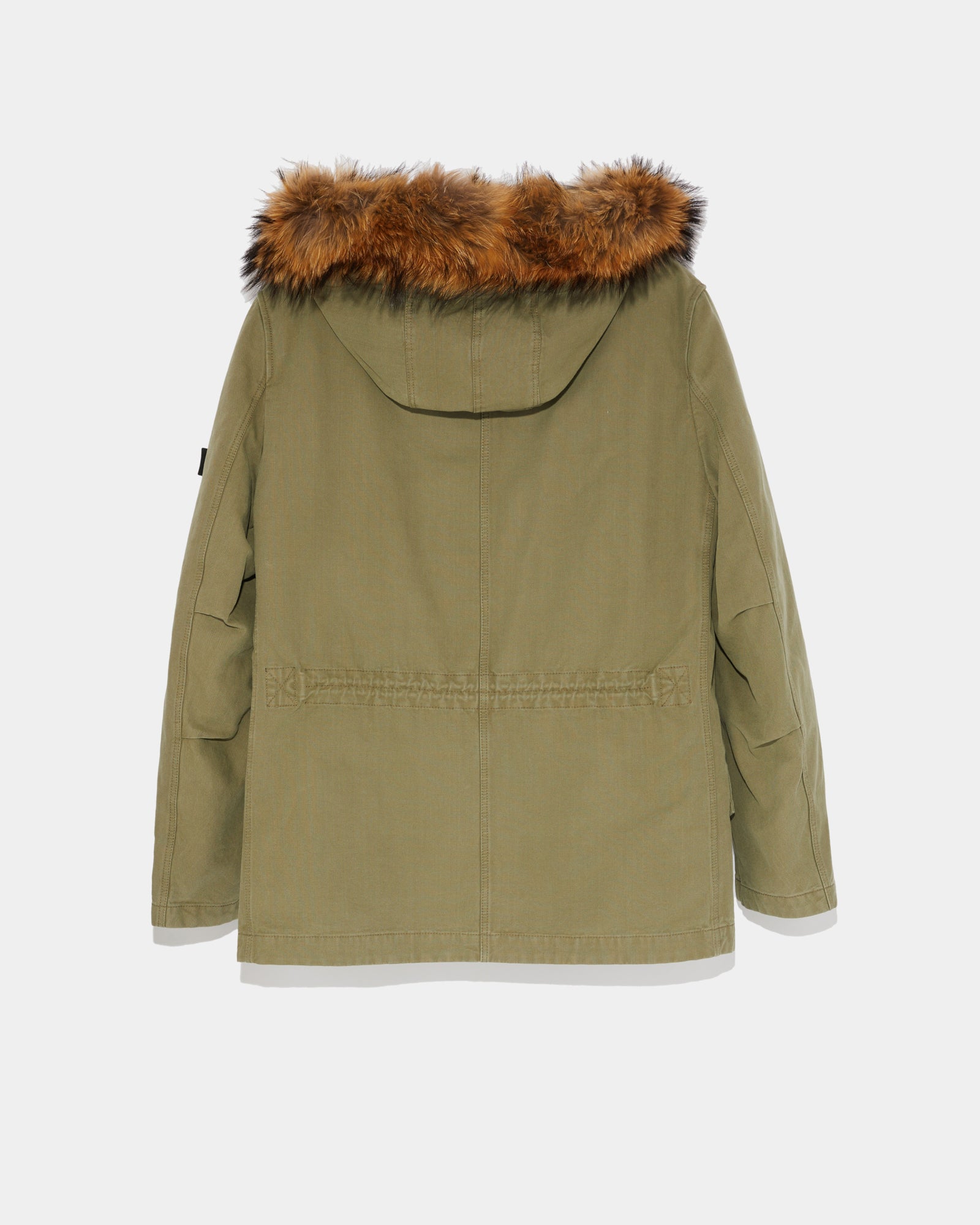Black Friday 2025- Short Parka with raccoon trim