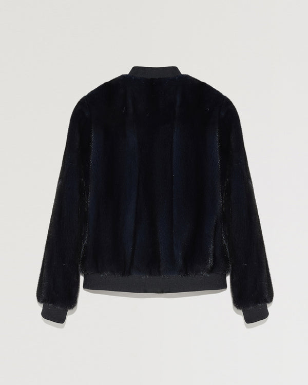 Bombers short mink fur jacket-Yves Salomon-Winter sale & boxing day