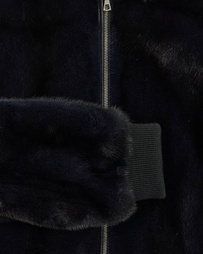 Bombers short mink fur jacket-Yves Salomon-Winter sale & boxing day