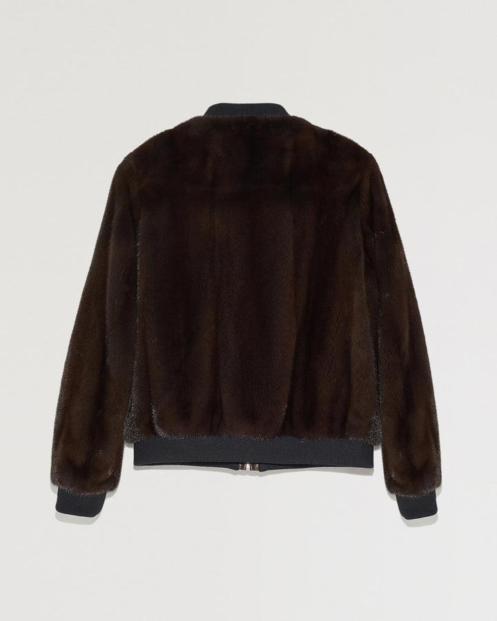 Bombers short mink fur jacket-Yves Salomon-Winter sale & boxing day
