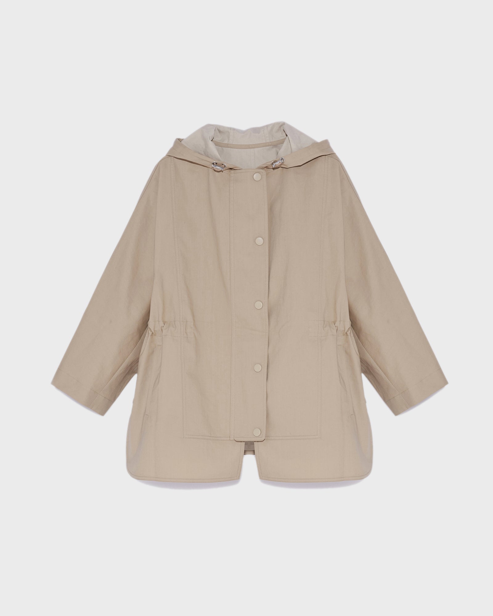 Summer sale -  Short double-sided cotton cape - Yves Salomon