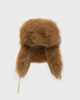 Loro Piana Flannel and fox fur ushanka