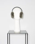 Earmuffs in Rex rabbit and lamb leather