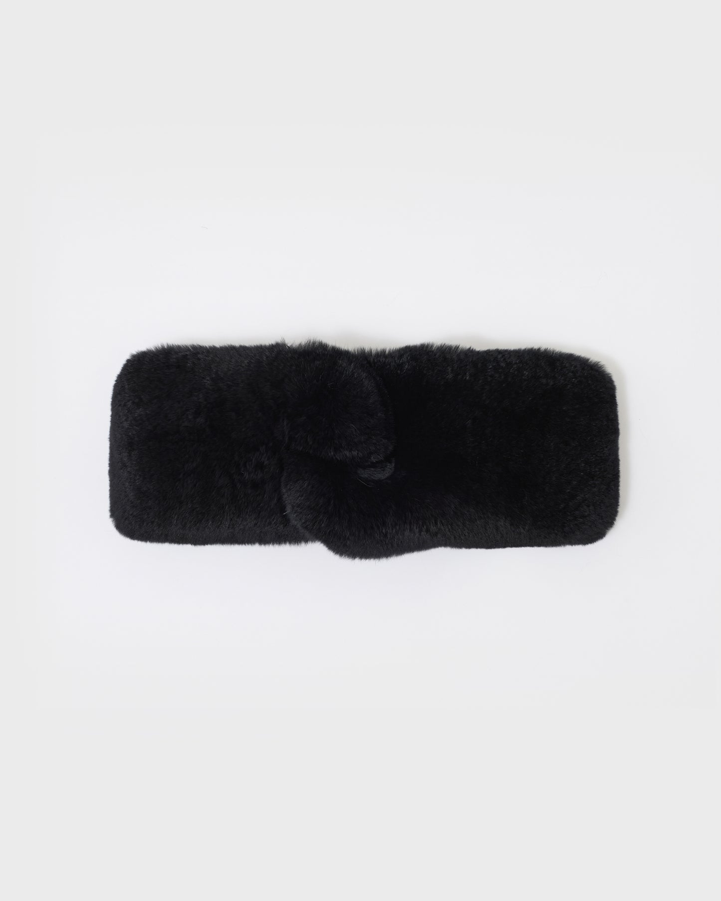 Rex rabbit fur headband -Yves Salomon
