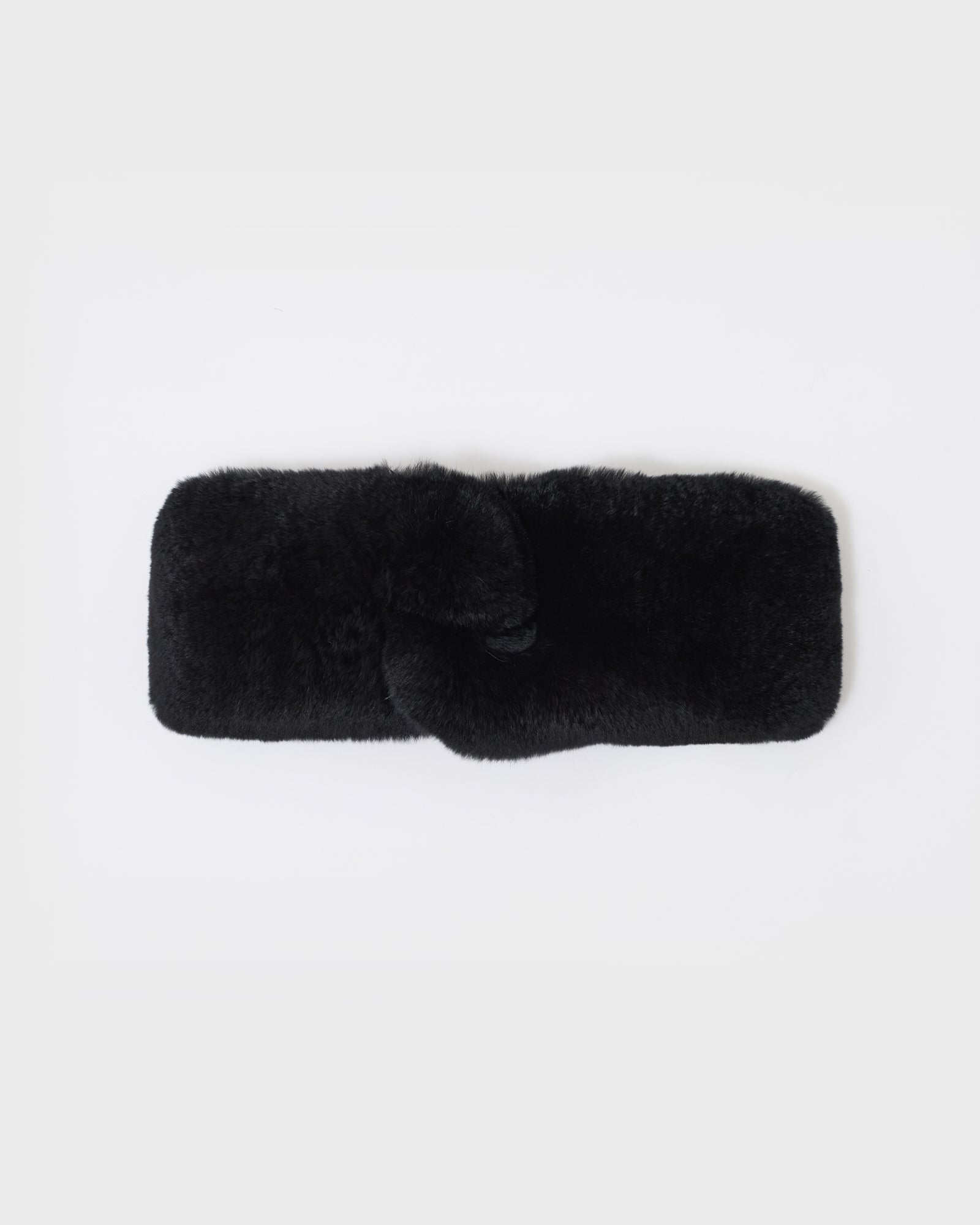 Rex rabbit fur headband -Yves Salomon