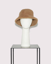 Curly merino bucket hat