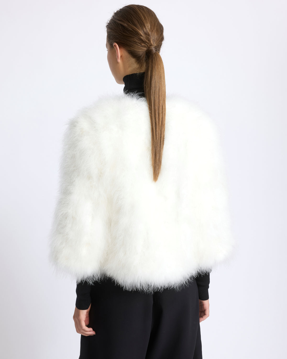 Short feather jacket - Yves Salomon - New Fall/Winter Collection