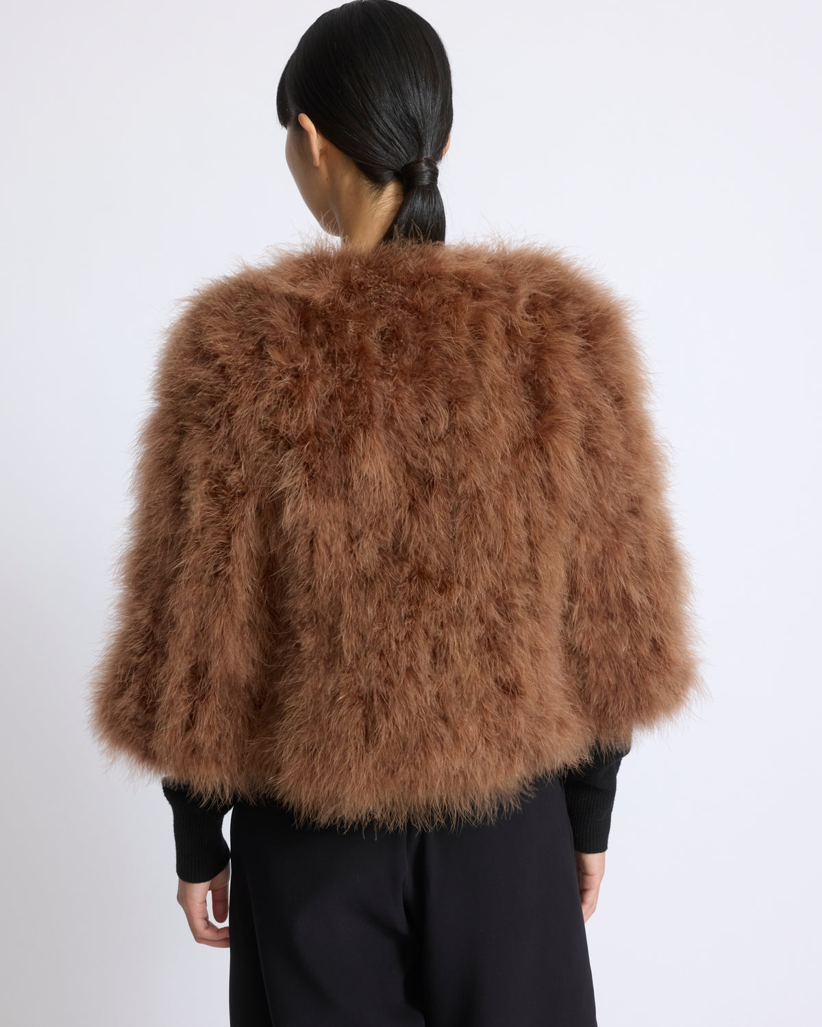 Short feather jacket - Yves Salomon - New Fall/Winter Collection