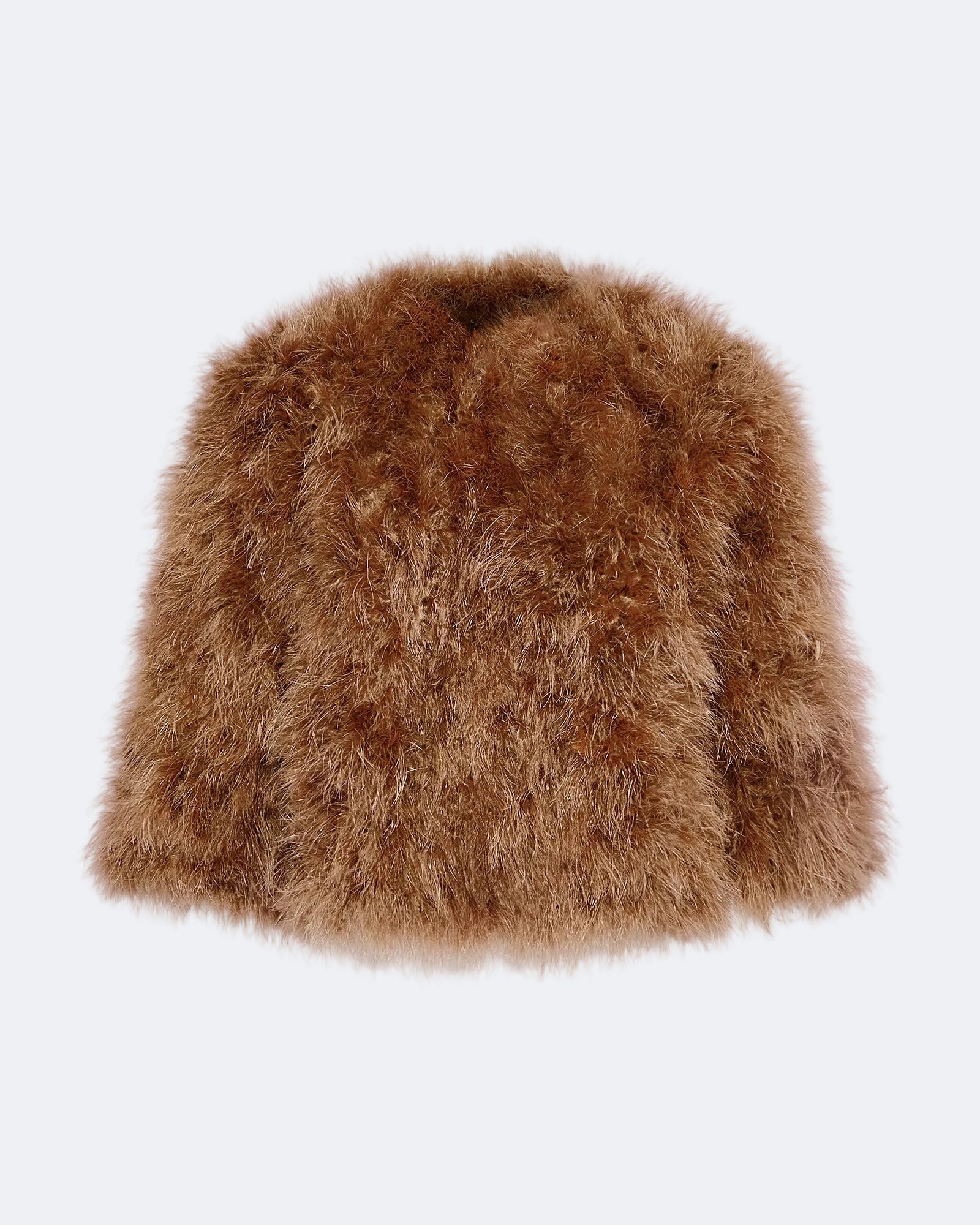 Short feather jacket -Yves Salomon - New spring summer collection