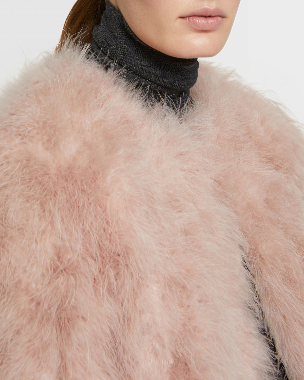 Short feather jacket -Yves Salomon