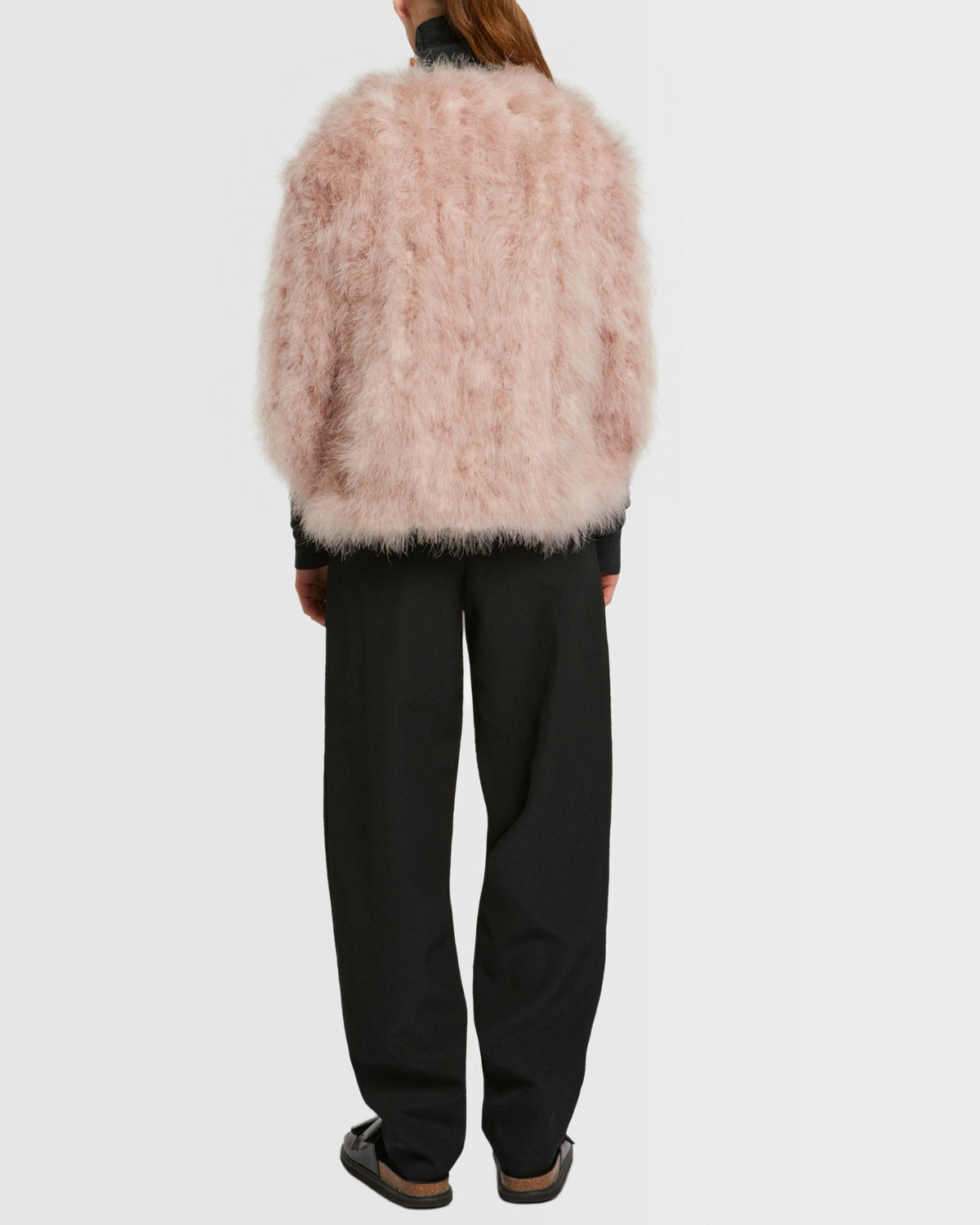Short feather jacket -Yves Salomon