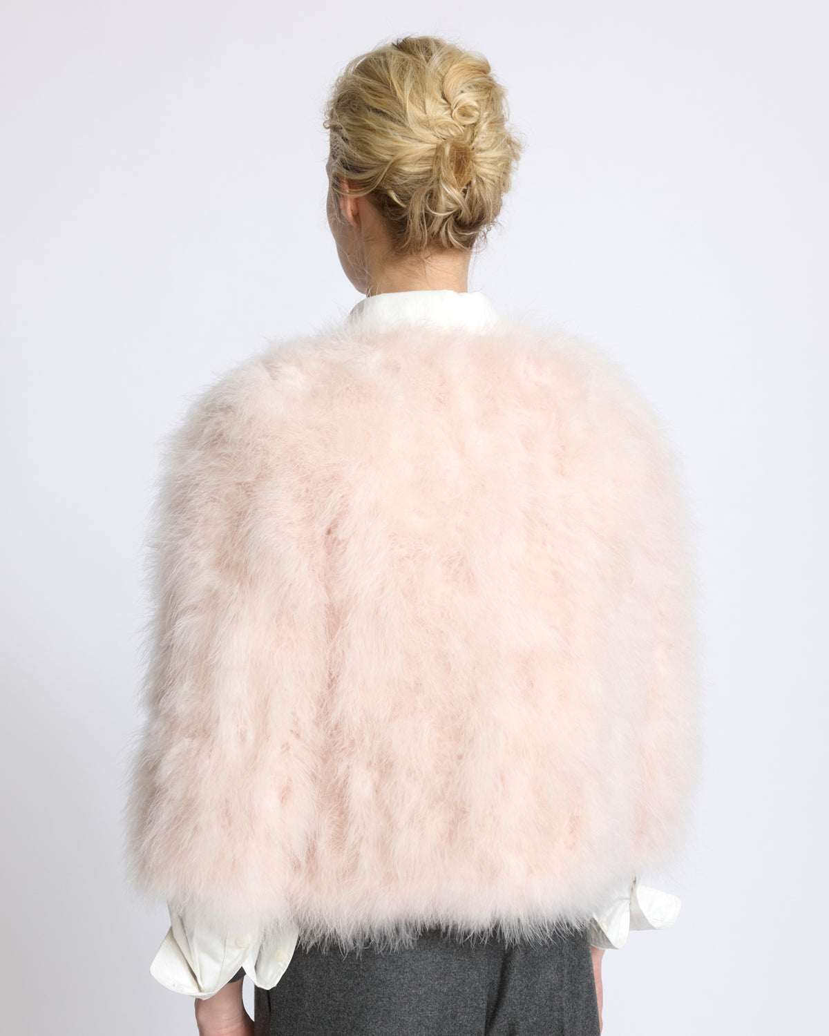 Short feather jacket - Yves Salomon - New Fall/Winter Collection