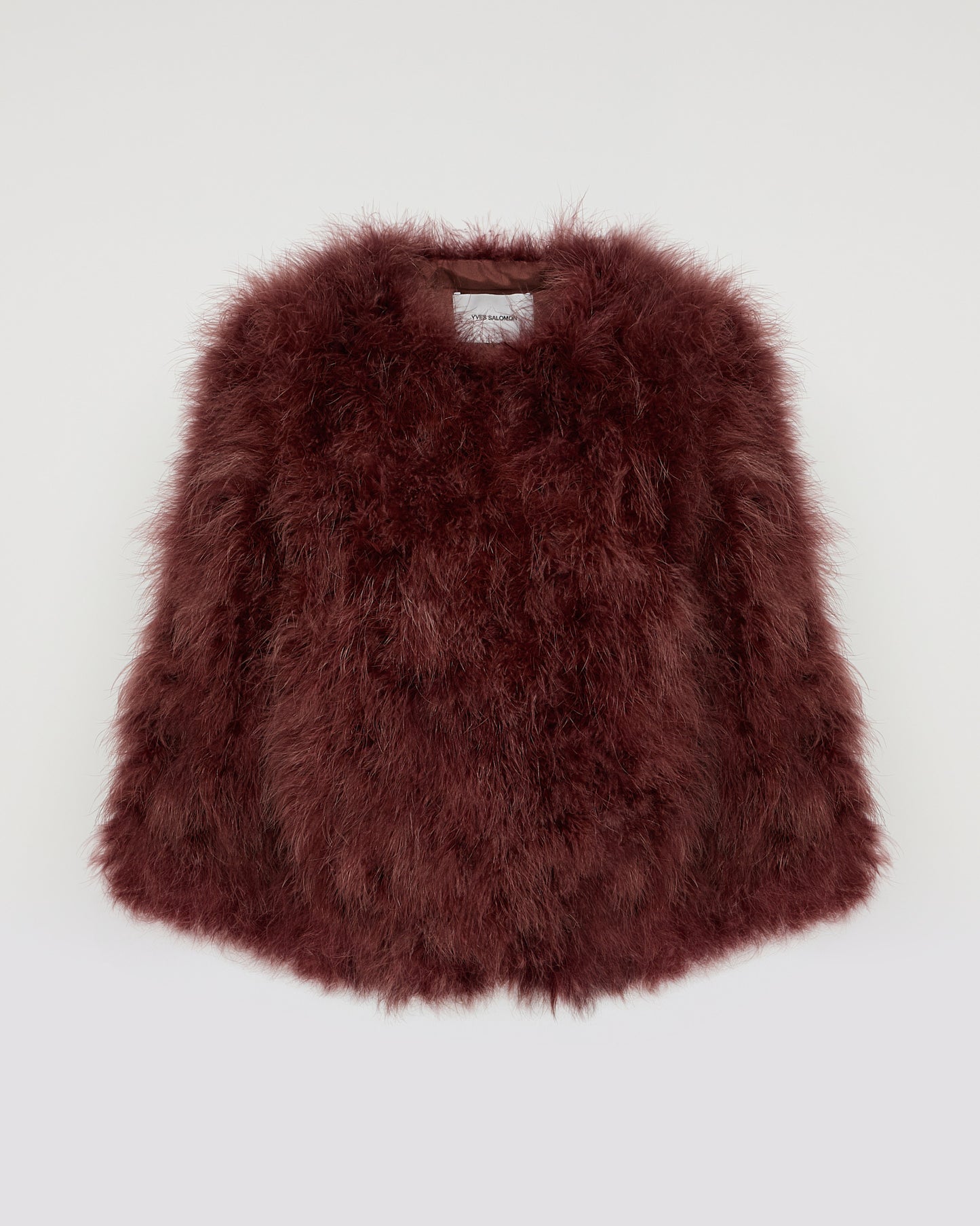 Short feather jacket -Yves Salomon - New spring summer collection