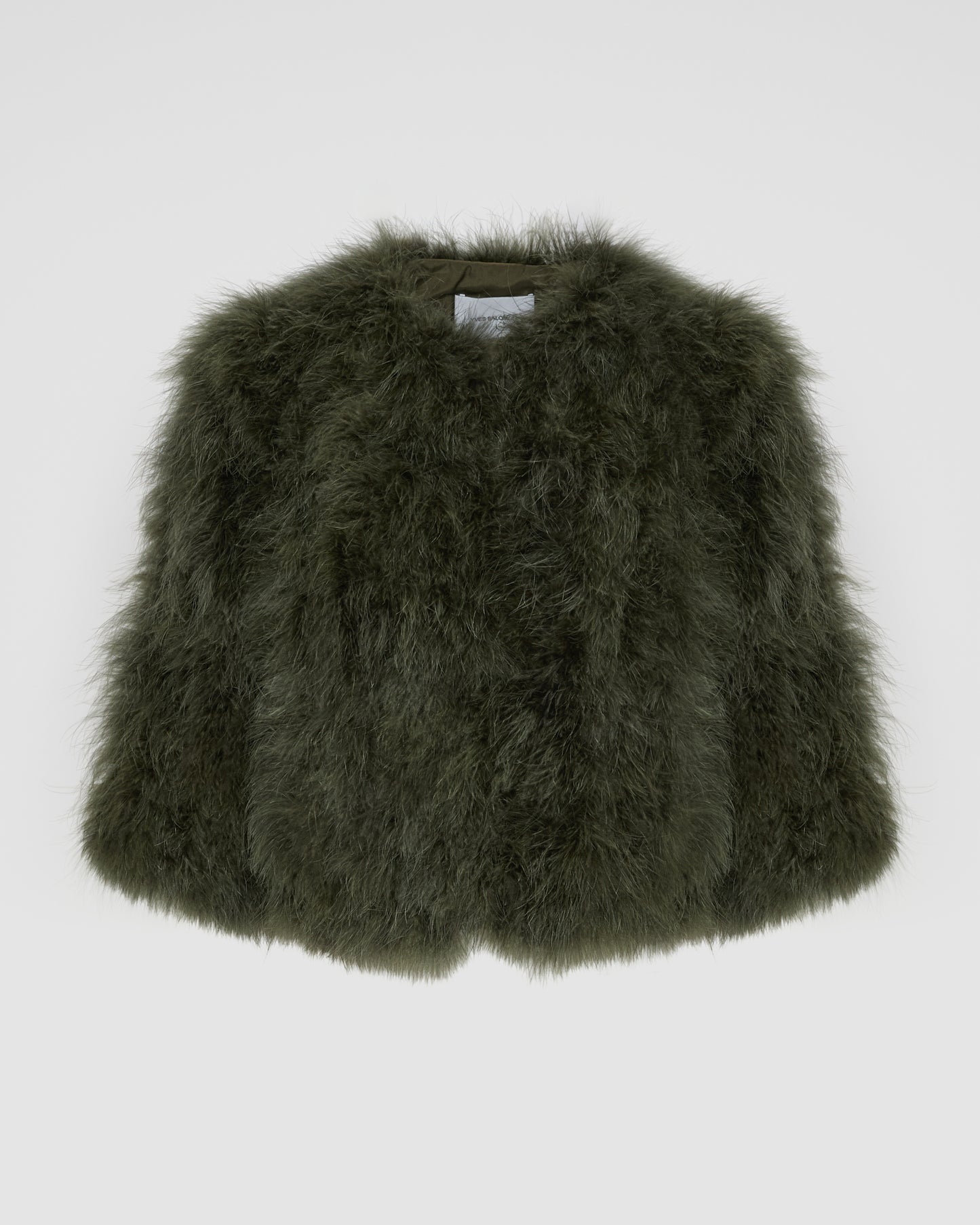 Short feather jacket -Yves Salomon