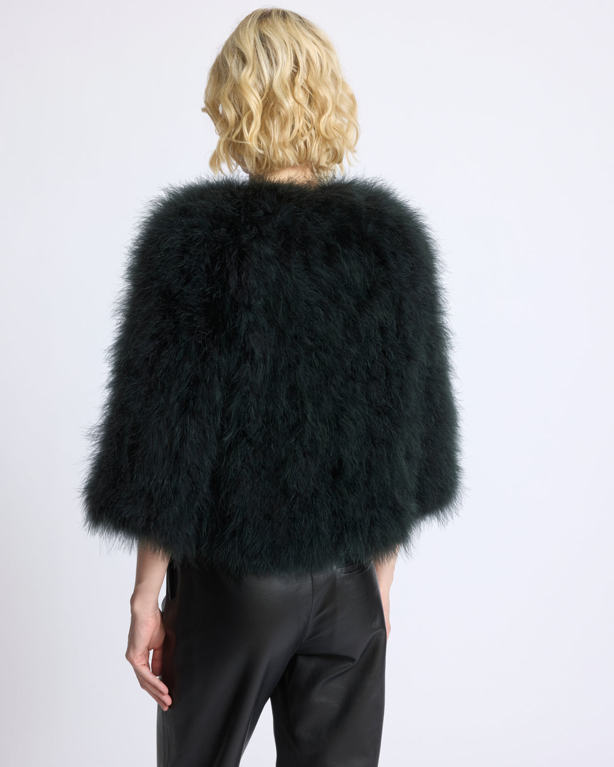 Short feather jacket - Yves Salomon - New Fall/Winter Collection