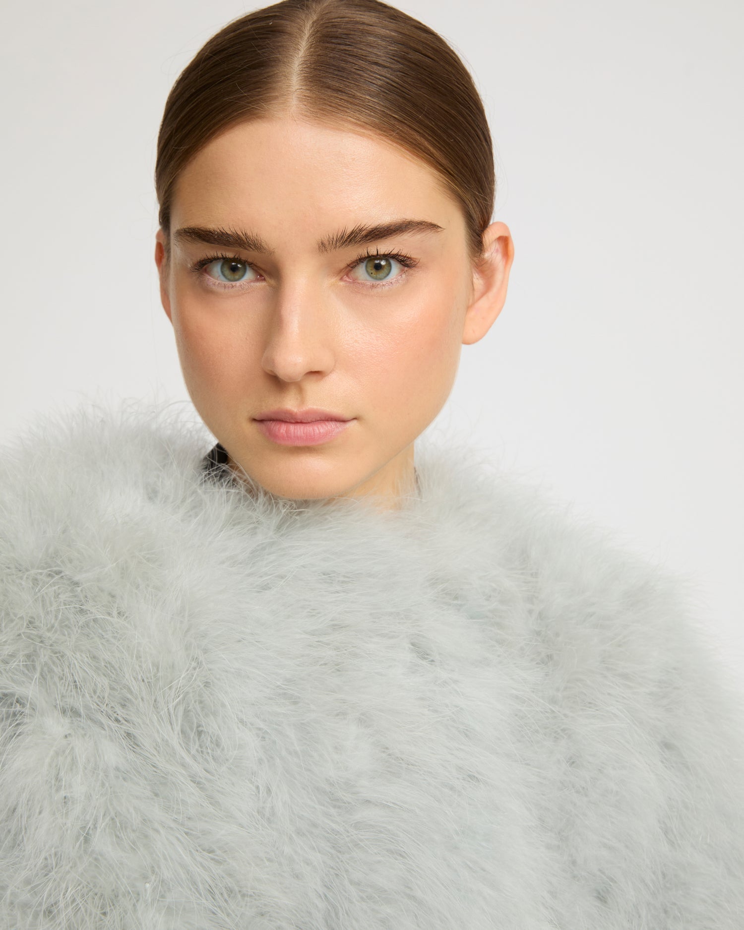 Short feather jacket -Yves Salomon