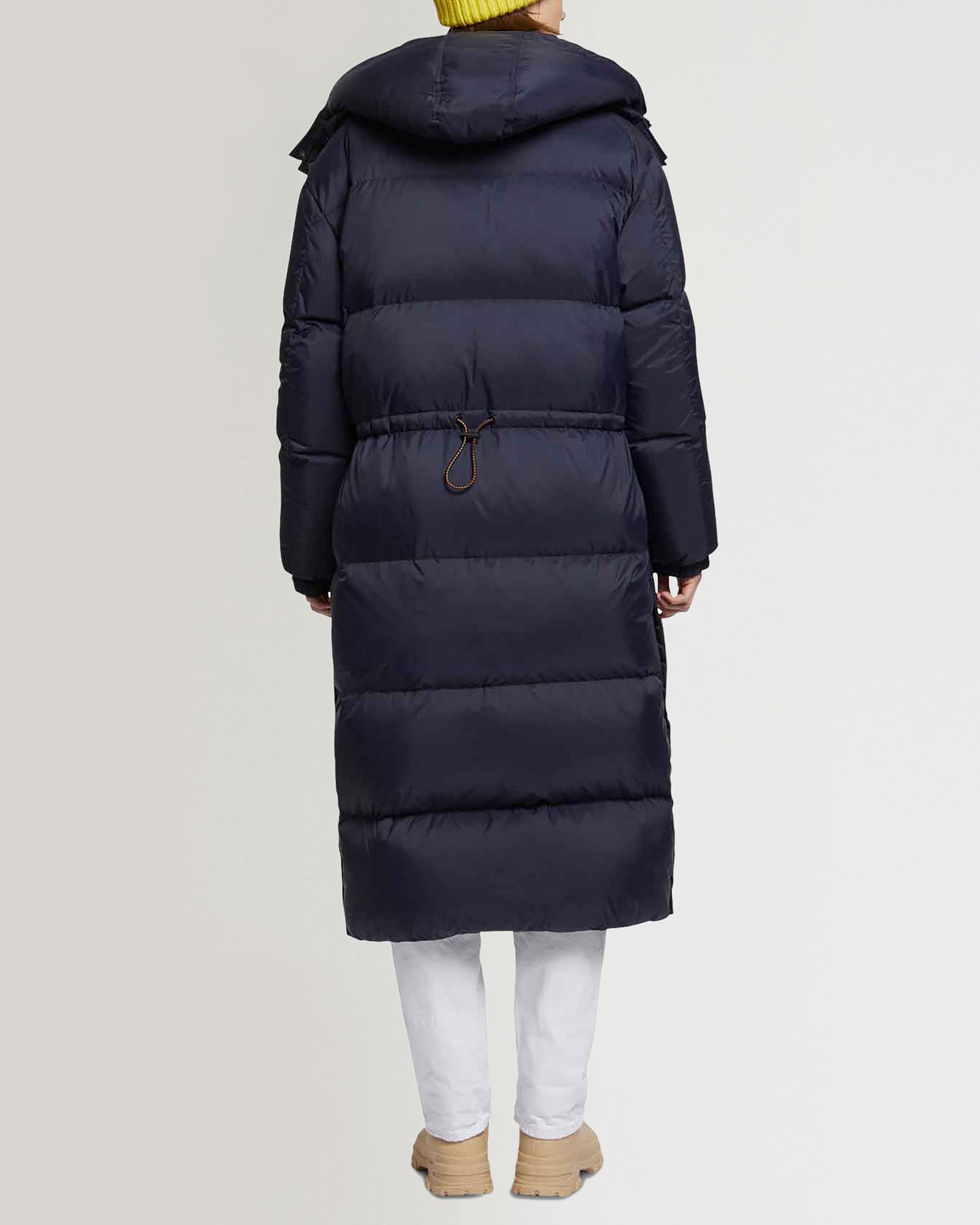 Black Friday 2025- Two-tone reversible 7/8 down jacket-Yves Salomon-Winter sale & boxing day