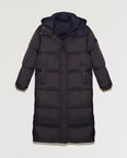 Two-tone reversible 7/8 down jacket