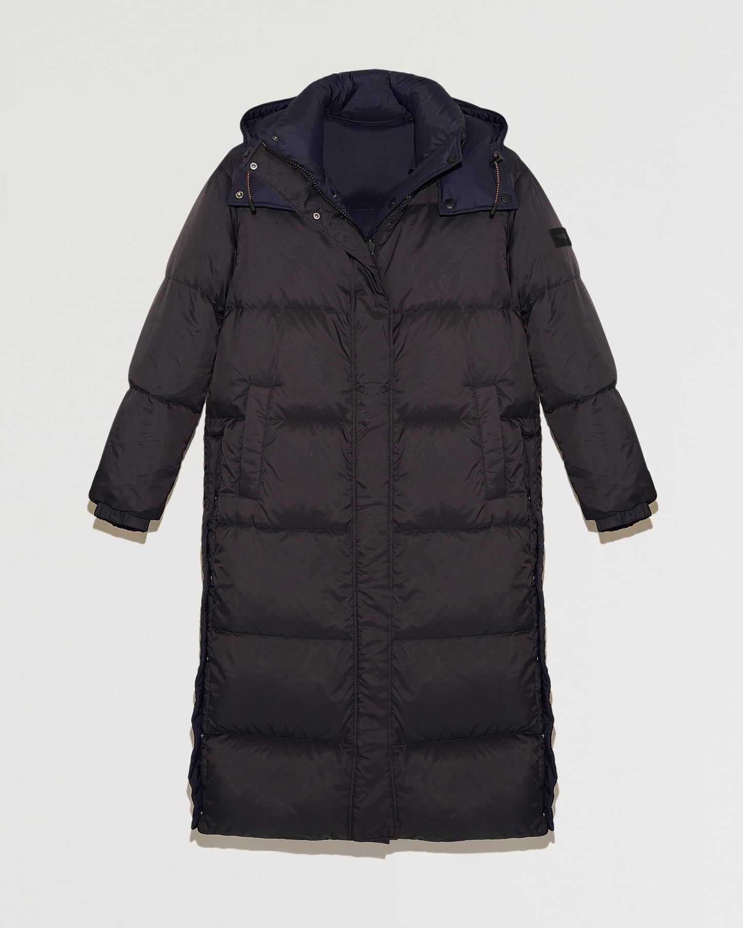 Black Friday 2025- Two-tone reversible 7/8 down jacket-Yves Salomon-Winter sale & boxing day