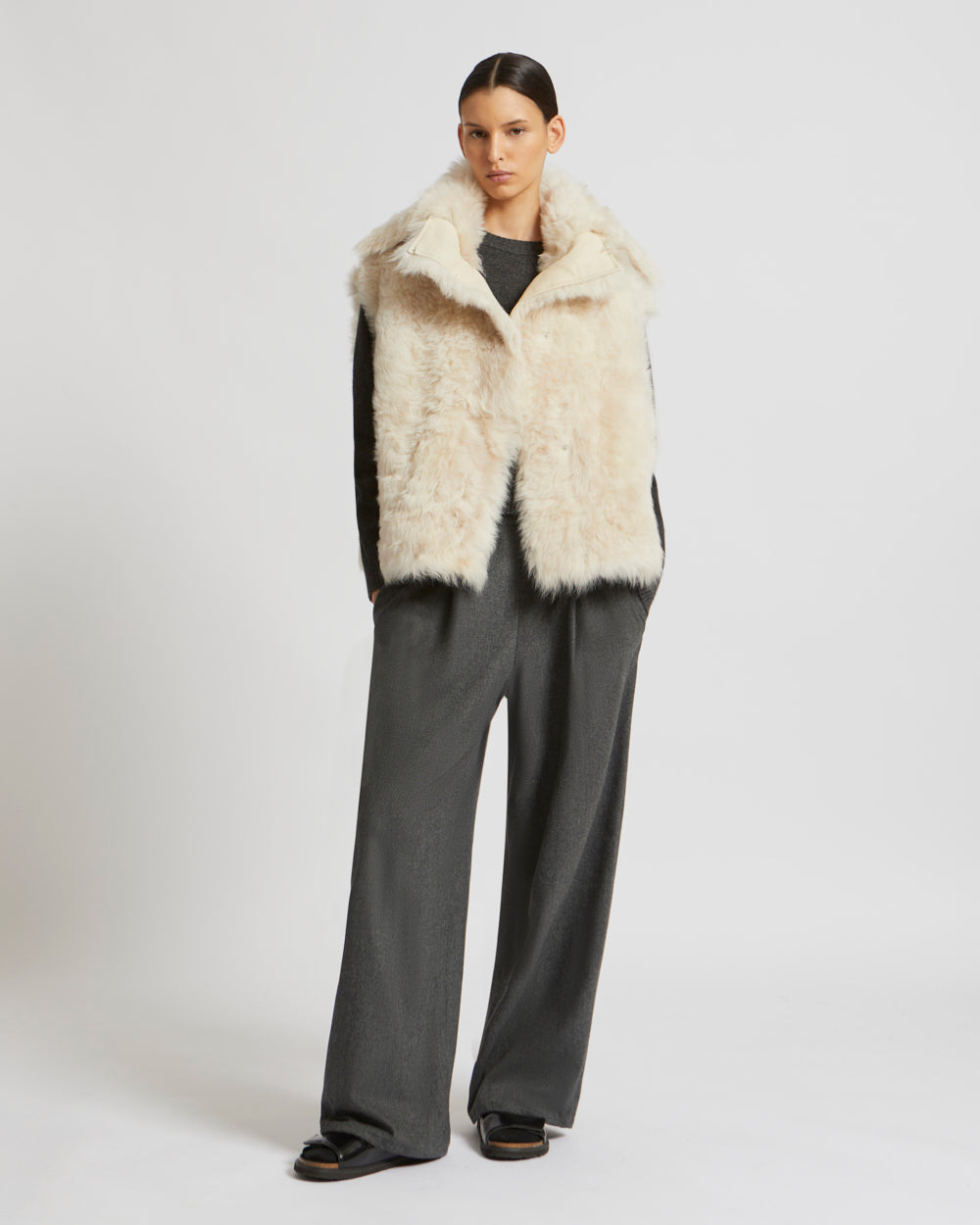 Toscana lambskin gilet -Yves Salomon