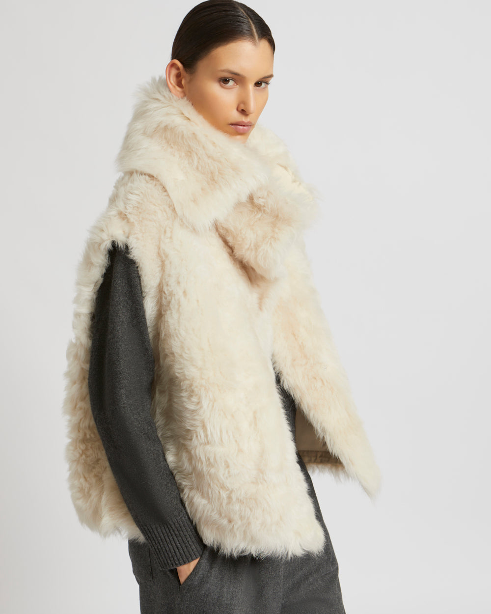 Toscana lambskin gilet -Yves Salomon