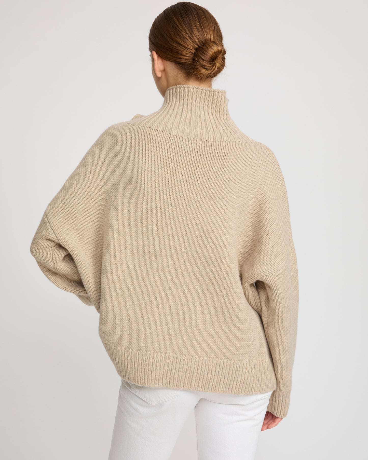 Oversized cashmere wool knit jumper -Yves Salomon