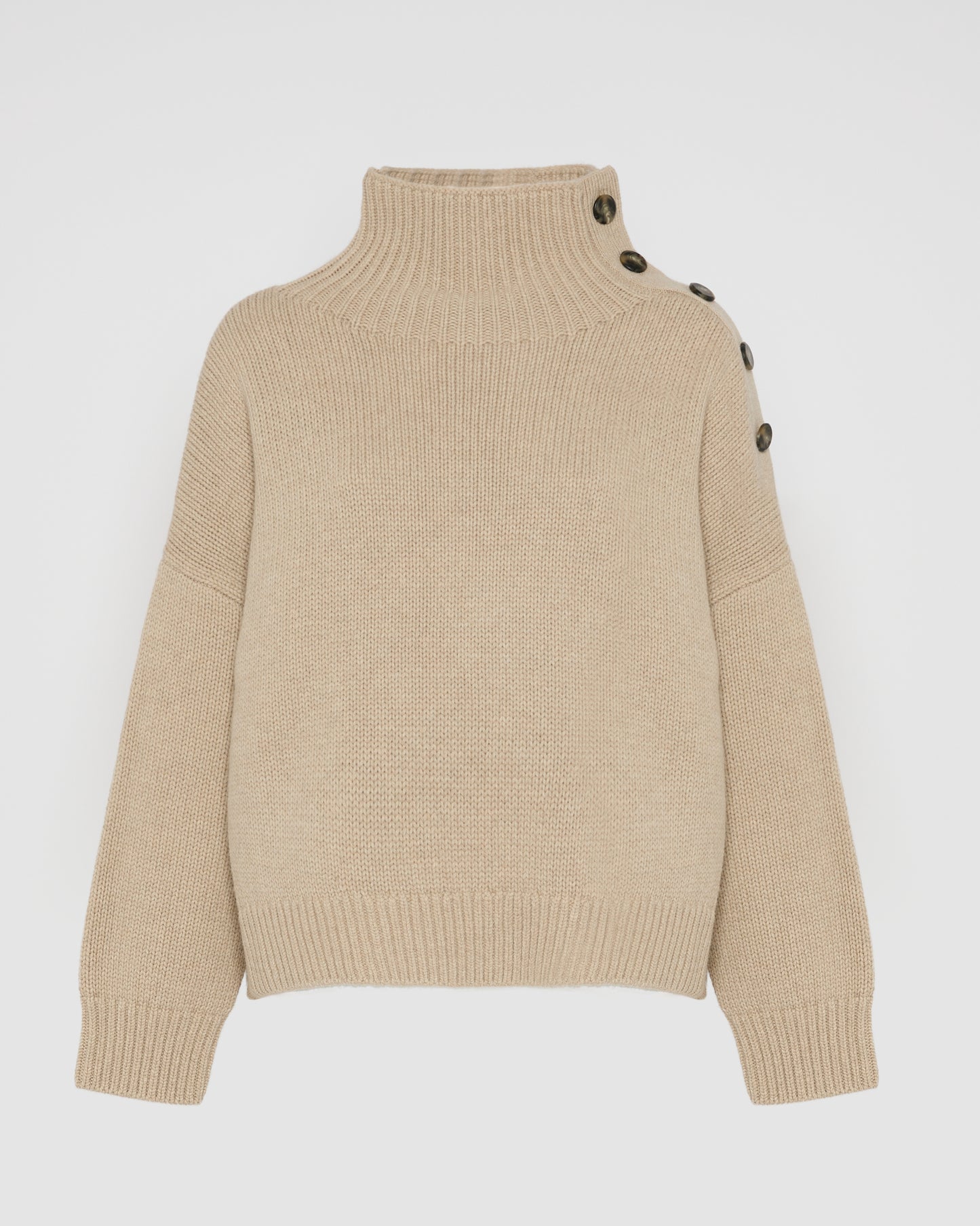 Oversized cashmere wool knit jumper -Yves Salomon