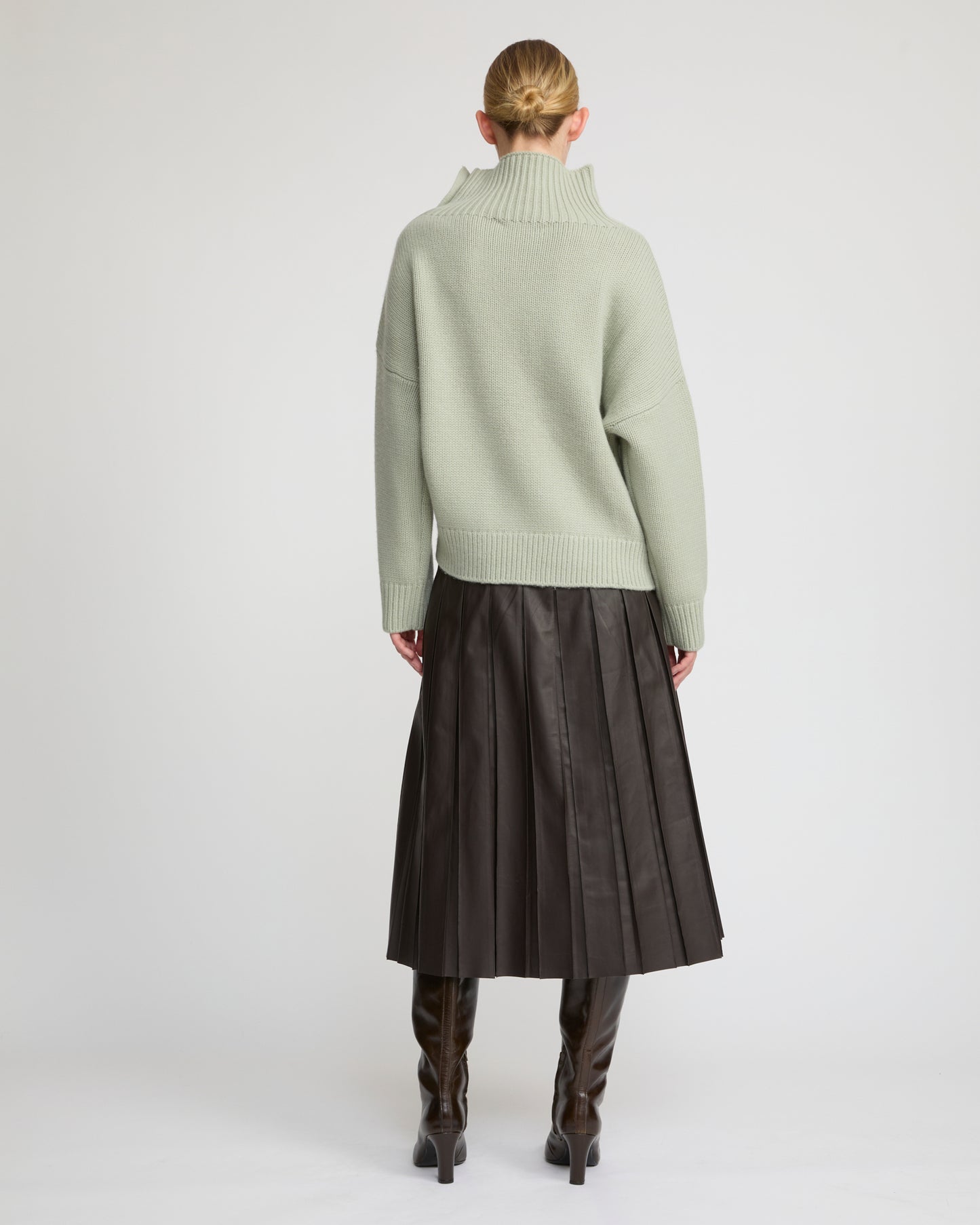 Oversized cashmere wool knit jumper