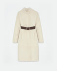 Long coat in merinillo wool