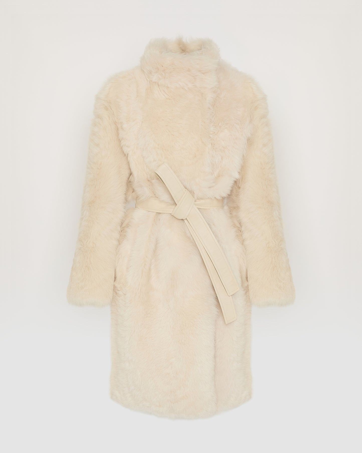 Reversible coat in Toscana lambskin