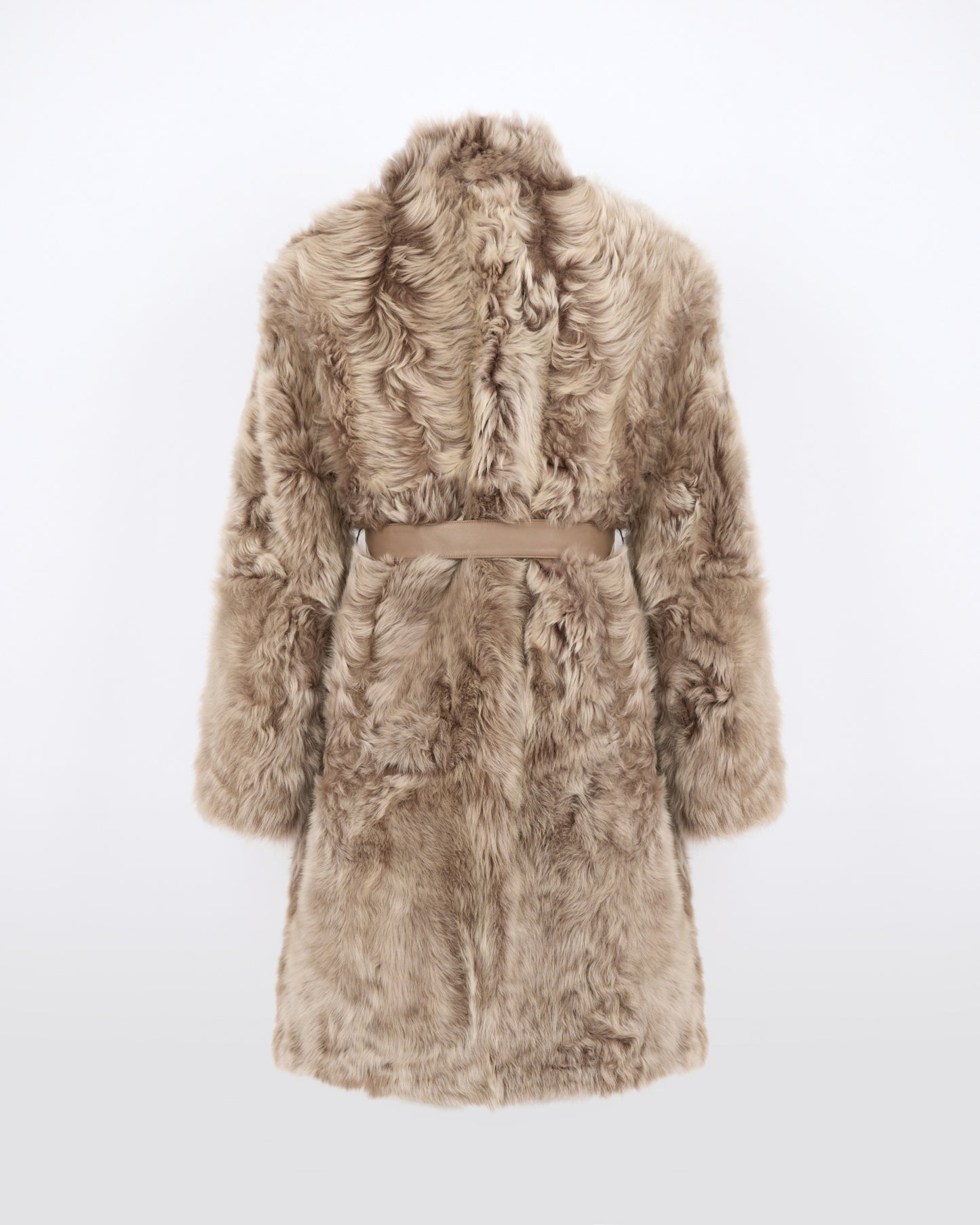 Reversible belted coat in Toscana lambskin - Yves Salomon - New Fall/Winter Collection