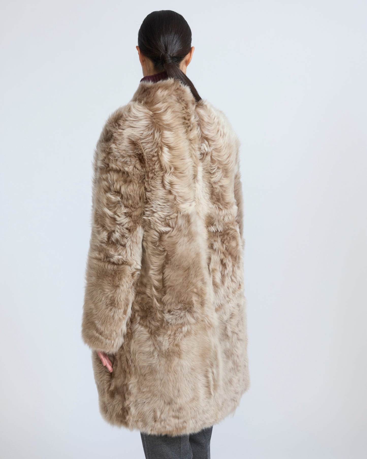 Reversible belted coat in Toscana lambskin - Yves Salomon - New Fall/Winter Collection