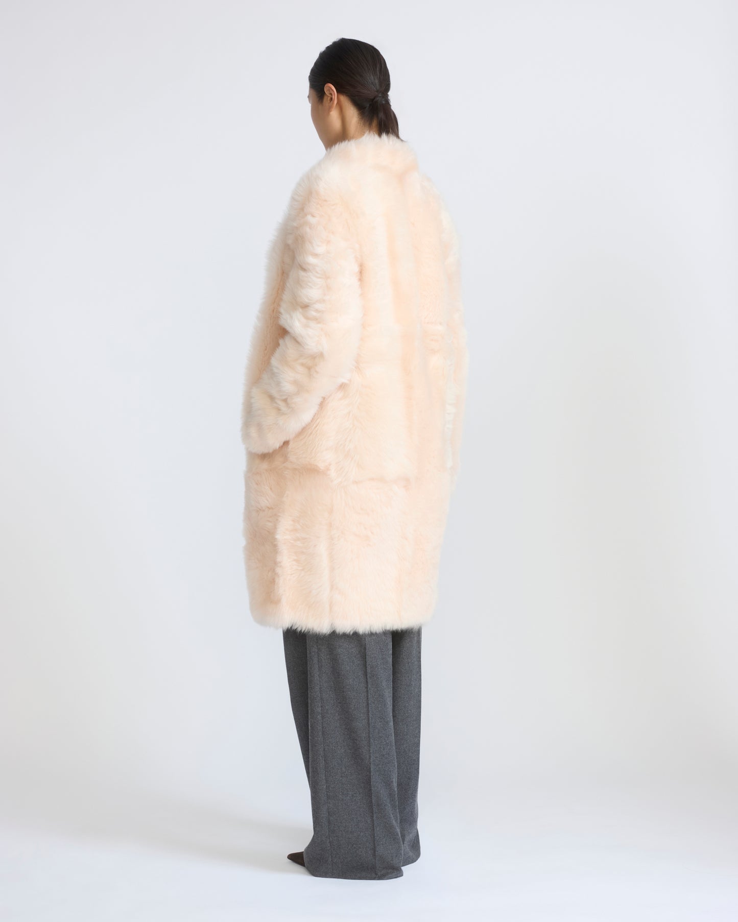 Reversible belted coat in Toscana lambskin - Yves Salomon - New Fall/Winter Collection