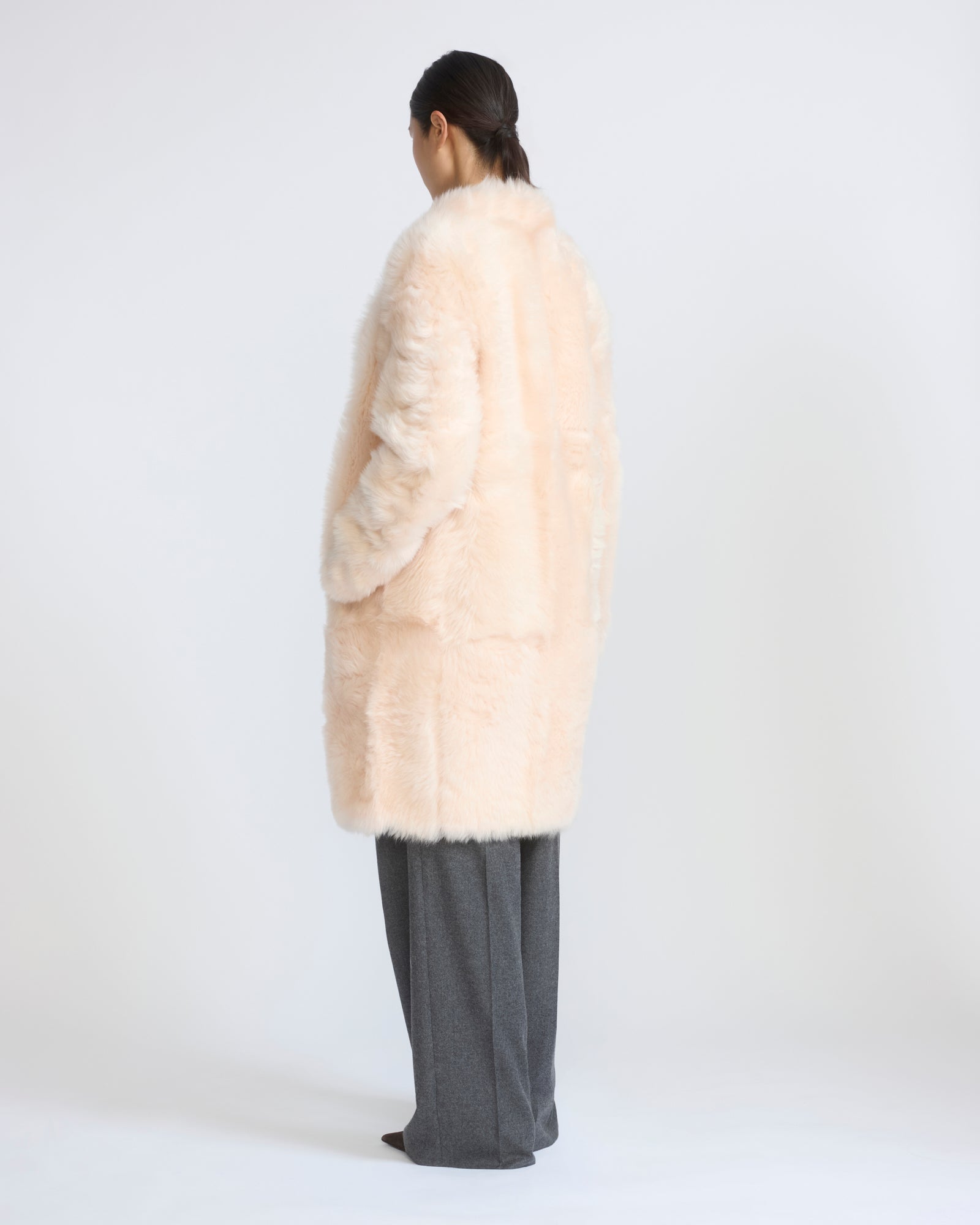 Reversible belted coat in Toscana lambskin - Yves Salomon - New Fall/Winter Collection