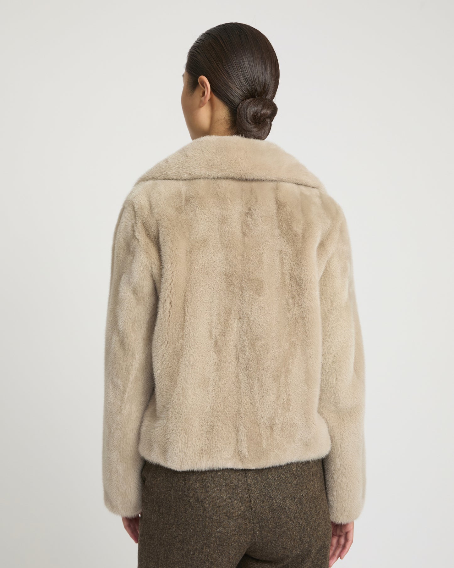 Short jacket in long-haired mink fur -Yves Salomon
