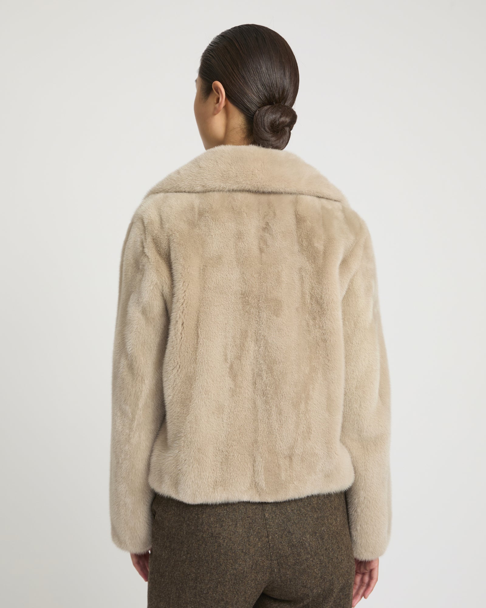 Short jacket in long-haired mink fur -Yves Salomon